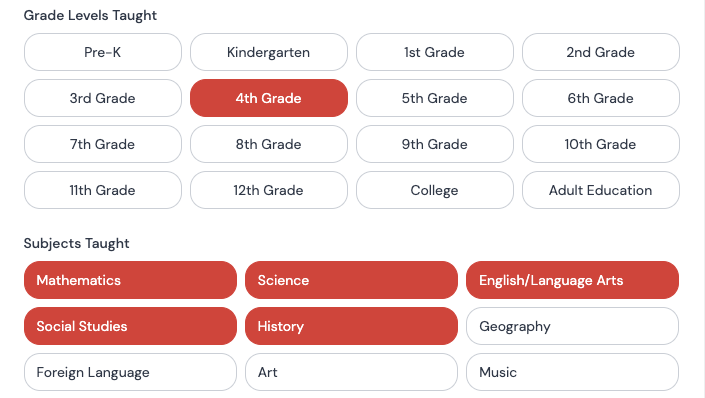 Set Up Classes